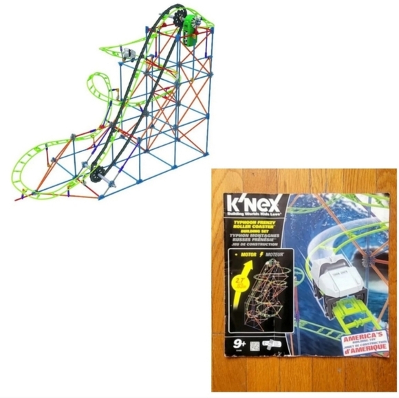 Typhoon Frenzy Roller Coaster Building Set main image 1